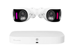 Lorex Fusion NVR with H20 (Halo Series) IP Dual Lens Cameras - 4K 16-Channel 2TB Wired System