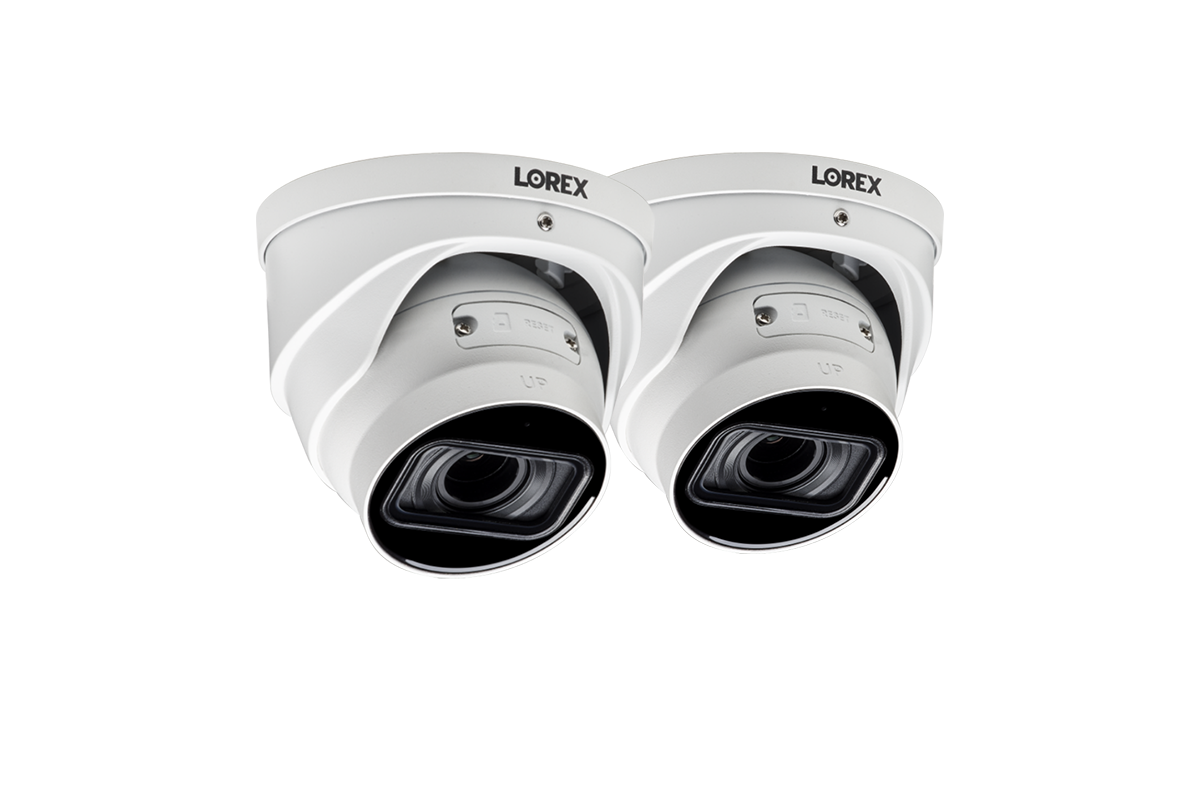 Lorex 4K Nocturnal 4 Series IP Wired Dome Camera with Motorized Varifocal Lens and Listen-In Audio