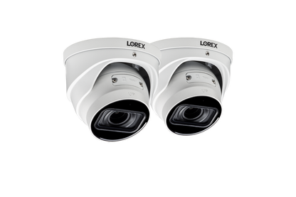 Lorex 4K Nocturnal 4 Series IP Wired Dome Camera with Motorized Varifocal Lens and Listen-In Audio