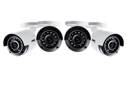 DEAL OF THE DAY! 4K Ultra High Definition Bullet Security Camera with 135ft Color Night Vision (4-pack)