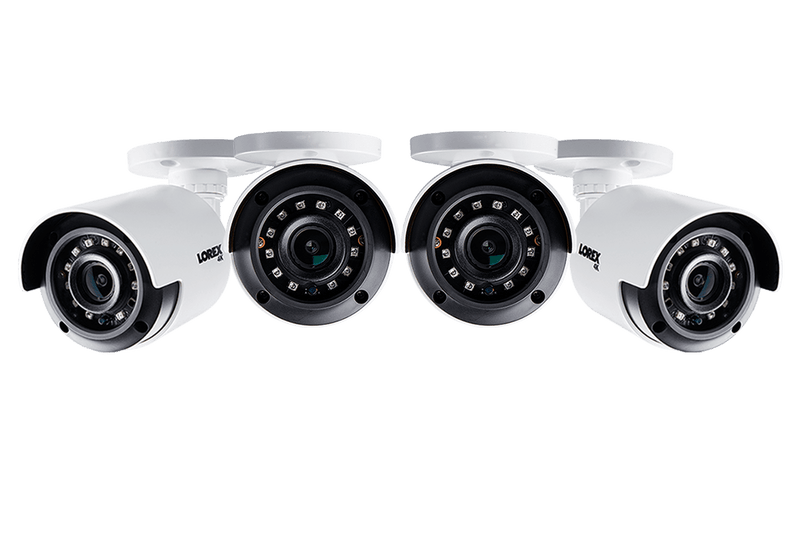 DEAL OF THE DAY! 4K Ultra High Definition Bullet Security Camera with 135ft Color Night Vision (4-pack)