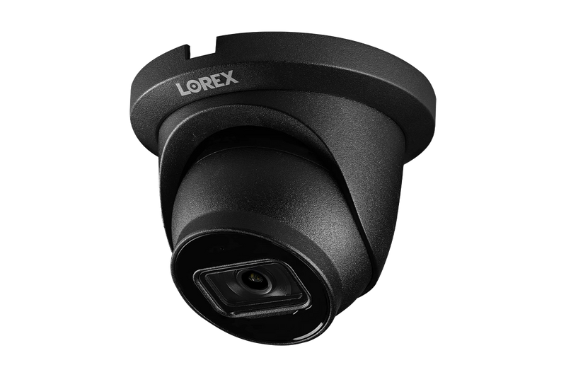 Lorex 4K 16-Camera Capable (Wired or Fusion Wi-Fi) 4TB Wired NVR System with IP Dome Cameras featuring Listen-In Audio