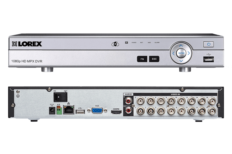 1080p HD Outdoor Security System with 4 Ultra Wide Lens Cameras and 4 Vandal proof 3x Zoom Cameras, 150ft Night Vision