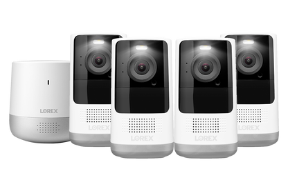 2K Wire-Free, Battery-operated Security System (4-Cameras)
