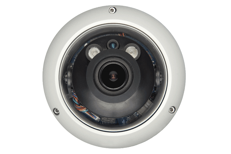 2K Super HD Vandal Proof Outdoor Security Dome Camera with Motorized Optical Varifocal 3x Zoom Lens, 140ft Night Vision (4-Pack)