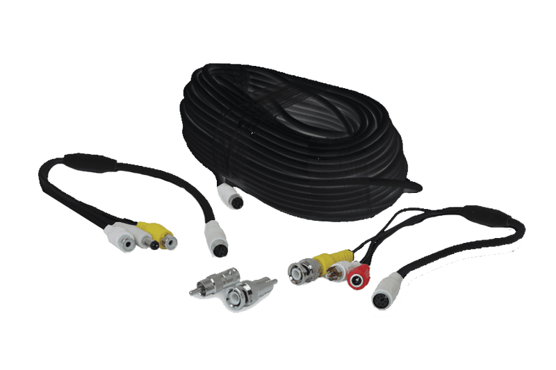 100FT universal surveillance security camera extension cable
