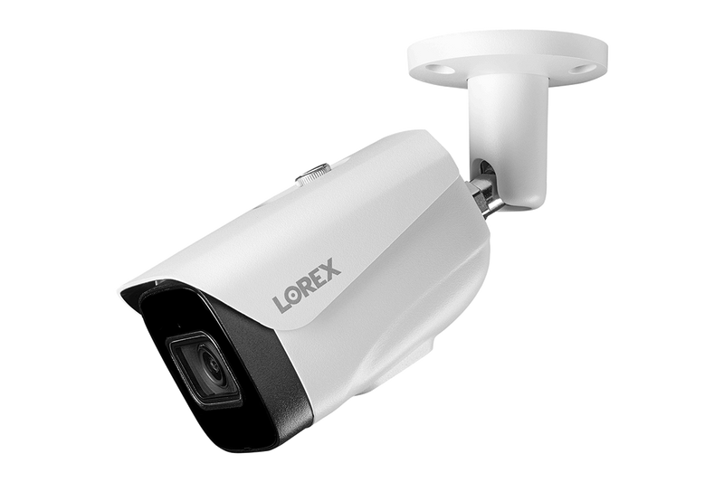 Lorex 4K (8MP) Smart IP White Security Camera with Listen-in Audio and Real-Time 30FPS Recording - Open Box