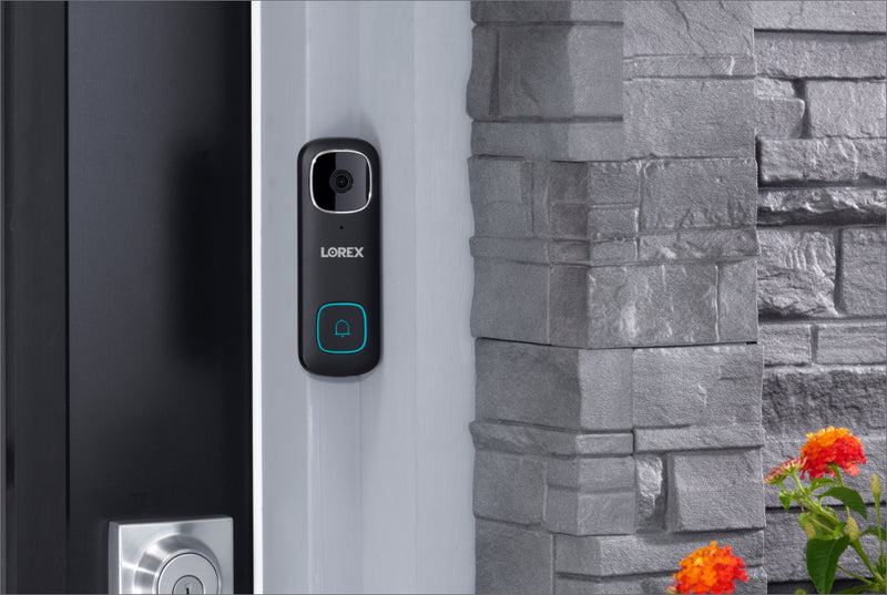 Lorex 2K Wi-Fi Video Doorbell (Wired, 32GB)