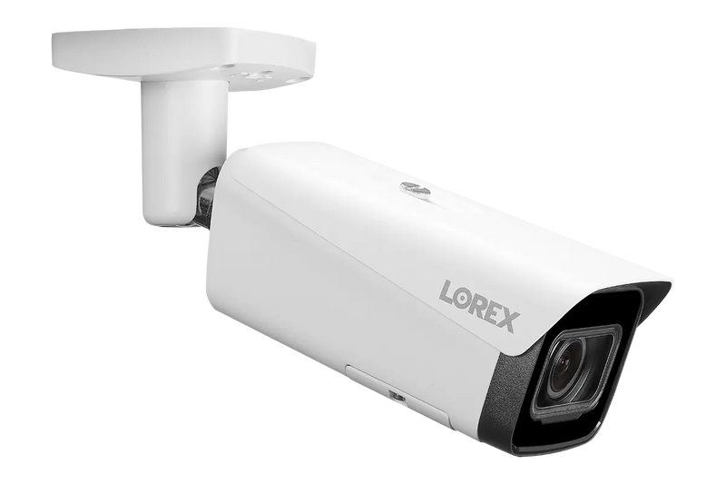 Lorex 4K IP Wired Bullet Security Camera with Motorized Varifocal Lens, Real-Time 30FPS Recording and IK10 Vandal Proof