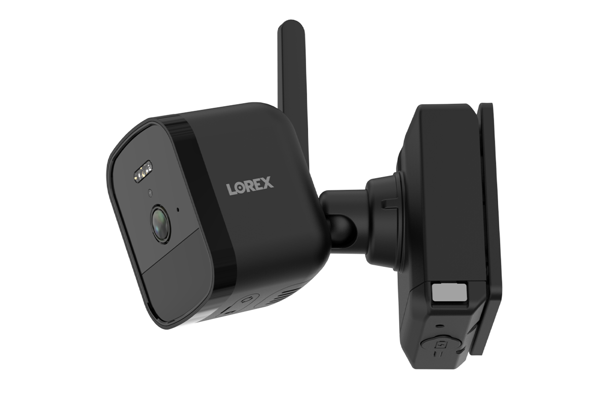 Lorex 4K 1TB Wi-Fi HaLow NVR System with Four Outdoor Battery Security Cameras and Solar Panels
