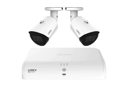 Lorex Fusion Series 4K 16 Camera Capable (8 Wired + 8 Fusion Wi-Fi) 2TB Wired System with A14 IP Bullet Cameras