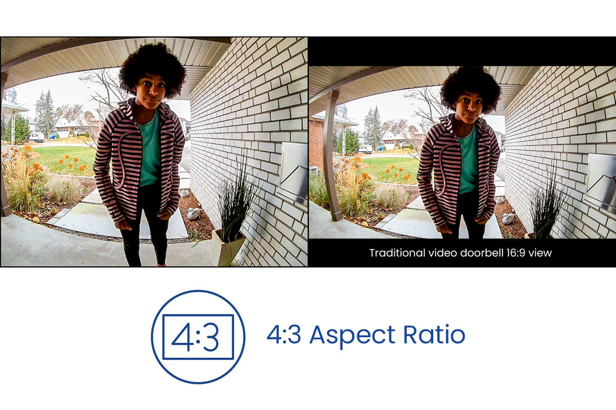 Lorex 2K Wi-Fi Video Doorbell 32GB (White, Single) - Open Box