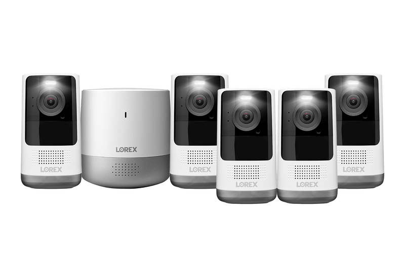 2K QHD Wire-Free Security System (5-Cameras)