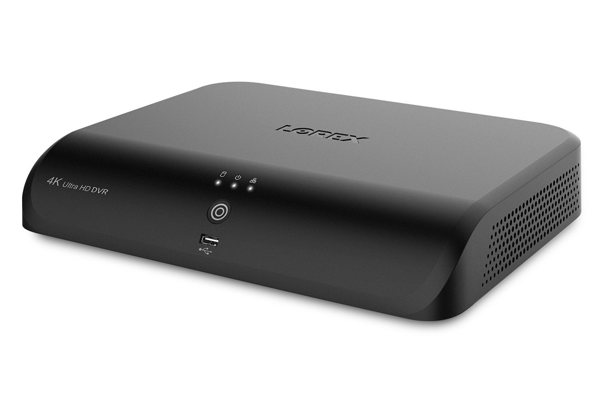 Lorex 4K (8 Camera Capable) 2TB Wired DVR with Smart Motion Detection, Face Recognition and Smart Home Voice Control
