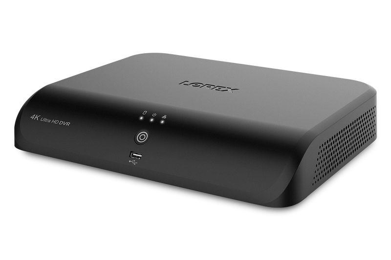 Lorex 4K (8 Camera Capable) 2TB Wired DVR with Smart Motion Detection, Face Recognition and Smart Home Voice Control
