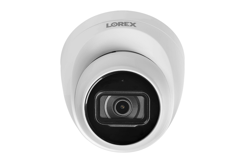 Lorex 4K (32 Camera Capable) 8TB Wired NVR System with IP Dome Cameras Featuring Listen-In Audio