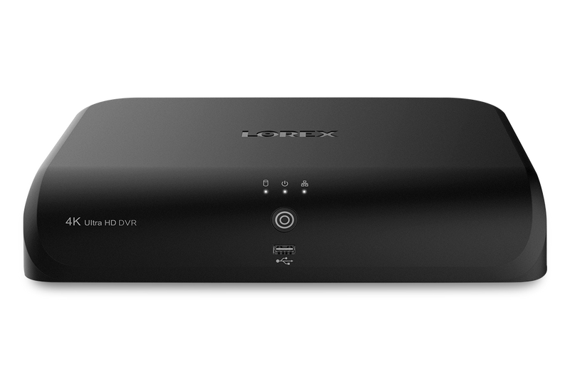 Lorex 4K (8 Camera Capable) 2TB Wired DVR with Smart Motion Detection, Face Recognition and Smart Home Voice Control