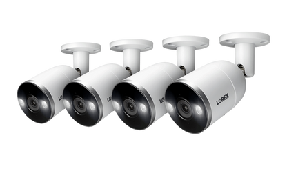 4K Ultra HD Smart Deterrence IP Camera with Smart Motion Plus (4-pack)