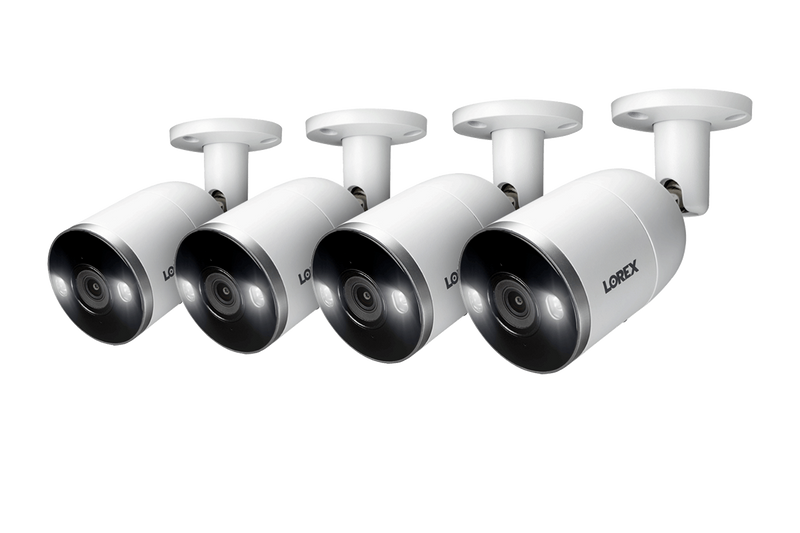 4K Ultra HD Smart Deterrence IP Camera with Smart Motion Plus (4-pack)