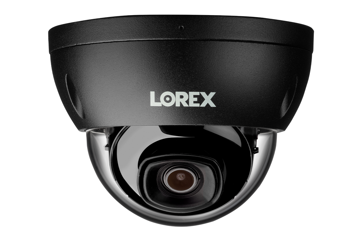 Lorex 4K IP Wired Dome Security Camera with Listen-In Audio and IK10 Vandal Proof Rating
