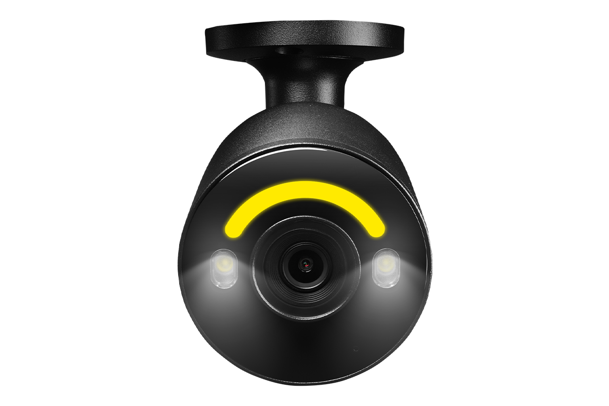 Lorex Fusion 4K 16 Camera Capable (8 Wired and 8 Wi-Fi) 2TB Wired NVR System with Bullet AI PoE Cameras Featuring Smart Security Lighting