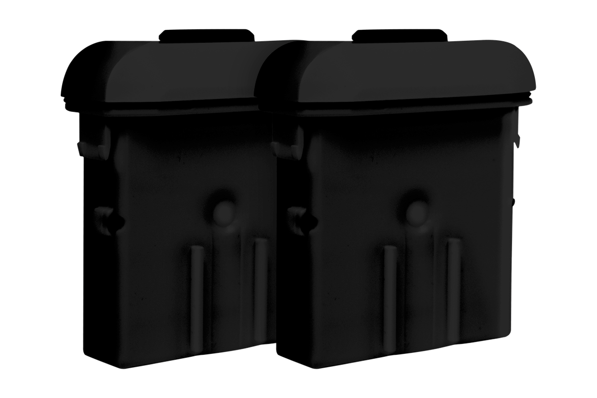 High-Capacity 4 Cell Battery Pack for LWB3900 Wire-Free Cameras (Black - 2-pack)