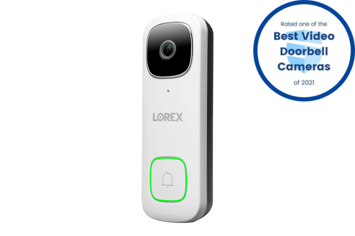 8-Channel NVR Fusion System with Four 4K (8MP) IP Cameras, 2K Wi-Fi Video Doorbell, and Smart Sensor Starter Kit