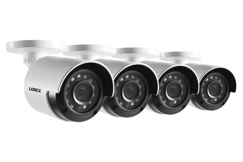 HD 1080p Home Security Cameras with 130FT Night Vision (4-pack)