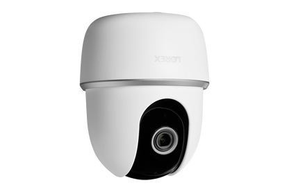 Lorex Fusion 4K 16 Camera Capable (8 Wired + 8 Wi-Fi) 2TB NVR System with 4 Smart Deterrence Dome Cameras, One 2K Pan-Tilt Cmaera, and One 2K Indoor Wi-Fi Camera