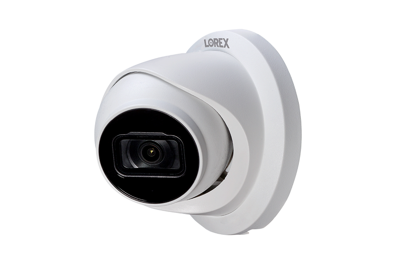 Lorex 4K (16 Camera Capable) 4TB Wired NVR System with Nocturnal 3 Smart IP Dome Cameras with Listen-In Audio and 30FPS