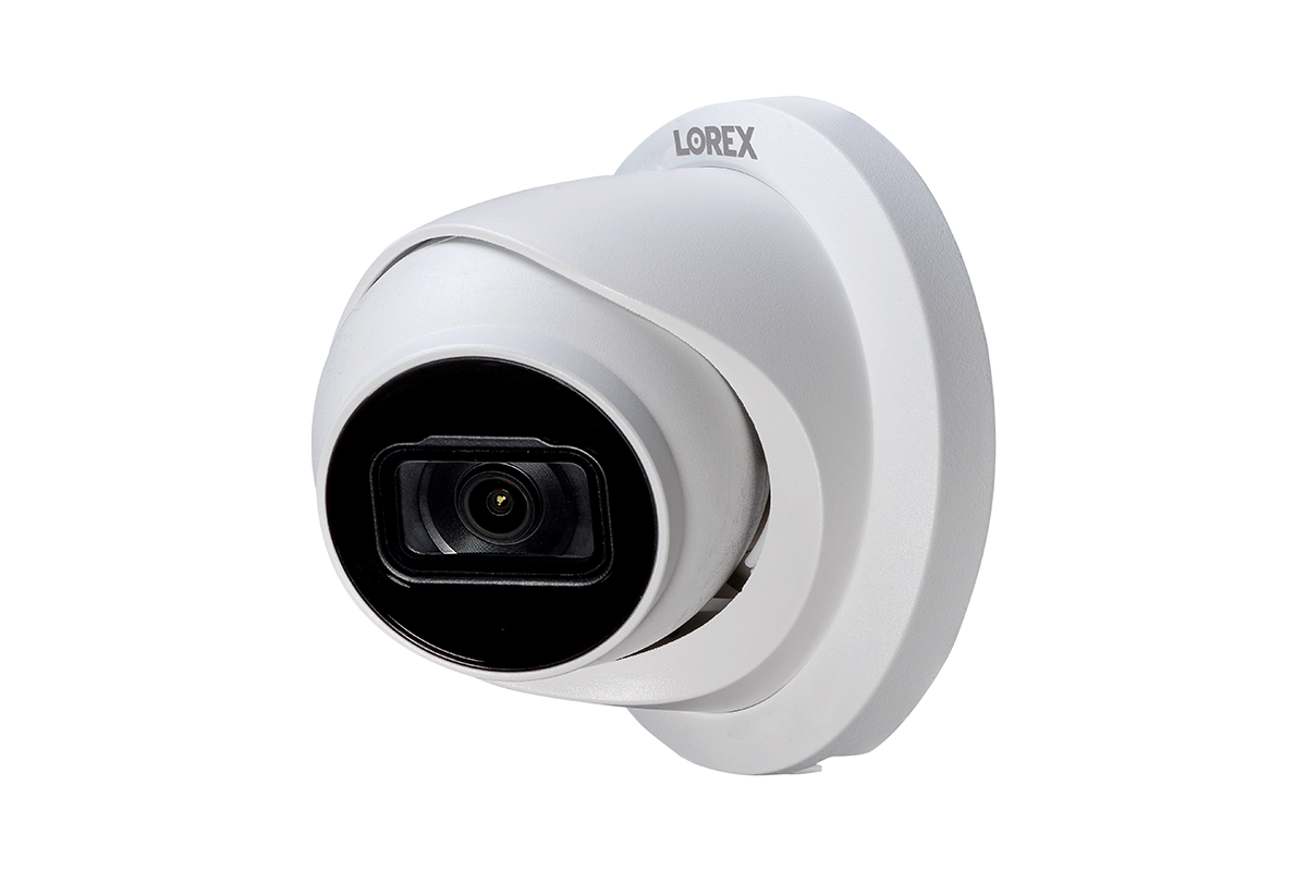 Lorex 4K (32 Camera Capable) 8TB Wired NVR System with Nocturnal 3 Smart IP Dome Cameras Featuring Listen-In Audio and 30FPS Recording