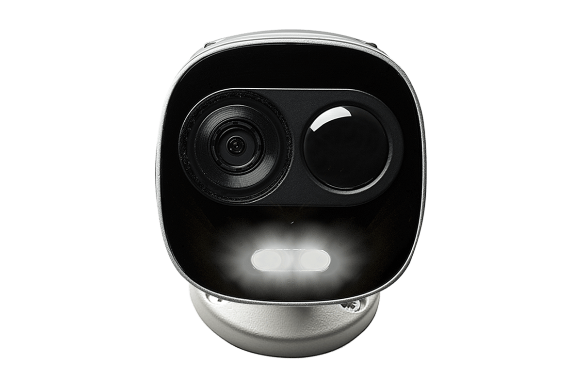 4K Ultra HD IP Camera System with 4 Active Deterrence Security Cameras, 130ft Night Vision