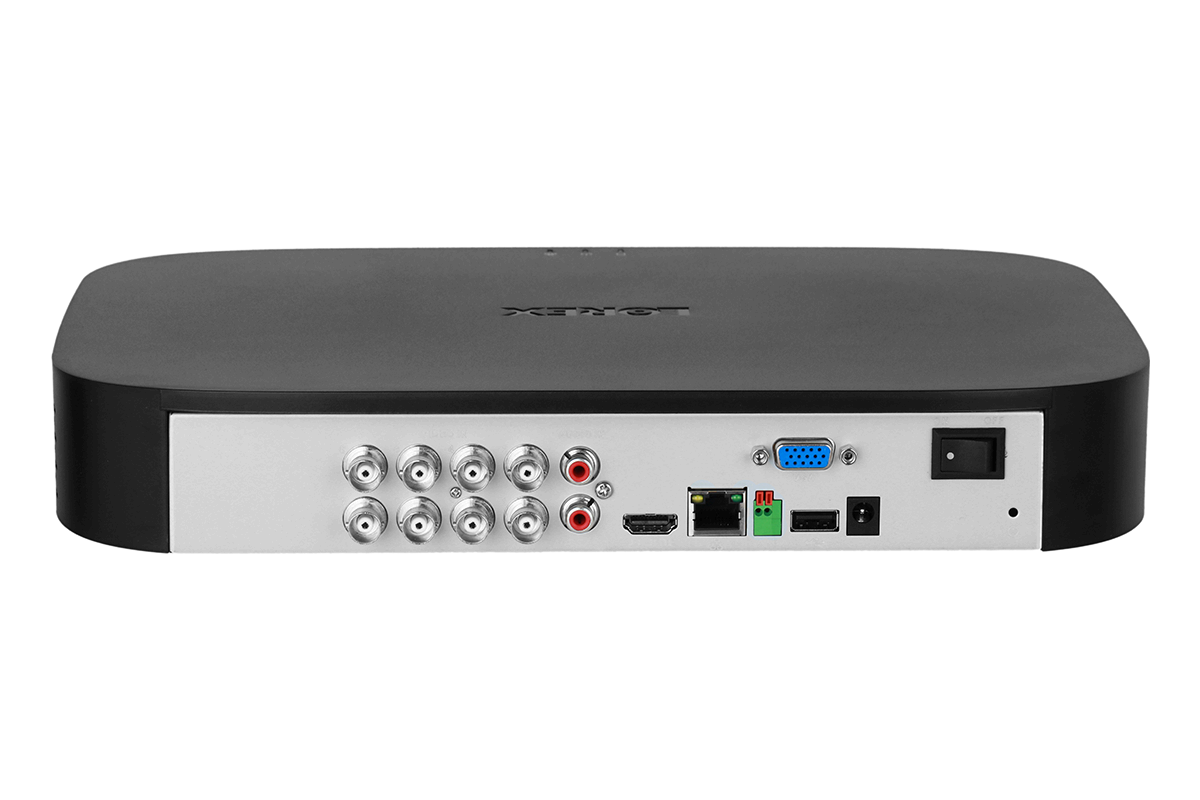 Lorex 1080p (8 Camera Capable) 1TB Wired DVR System with Analog Security Cameras