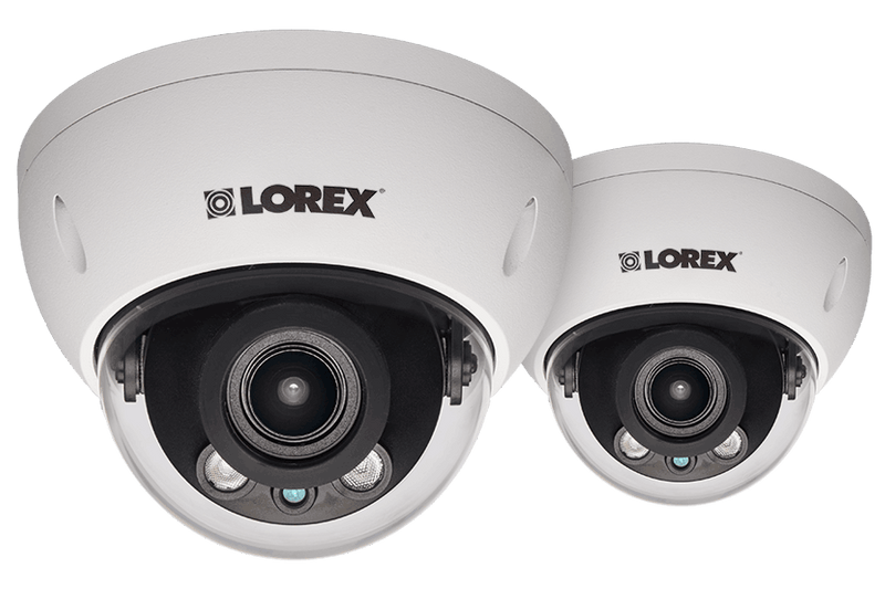 2K Super HD Vandal Proof Outdoor Security Dome Camera with Motorized Optical Varifocal 3x Zoom Lens, 140ft Night Vision (2-Pack)