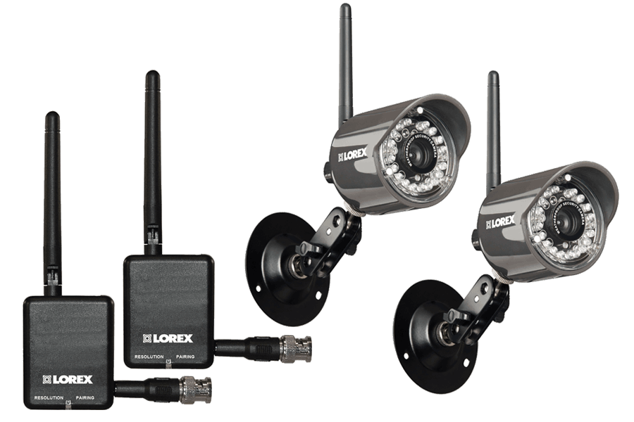 Wireless security cameras