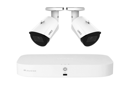 Lorex Fusion NVR with A20 (Aurora Series) IP Bullet Cameras - 4K 16-Channel 2TB Wired System - White 2