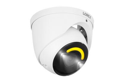 Lorex 4K+ Fusion Wired NVR System with 4 Bullet and 2 Dome IP Cameras Featuring 12MP Ultra HD and Smart Security Lighting