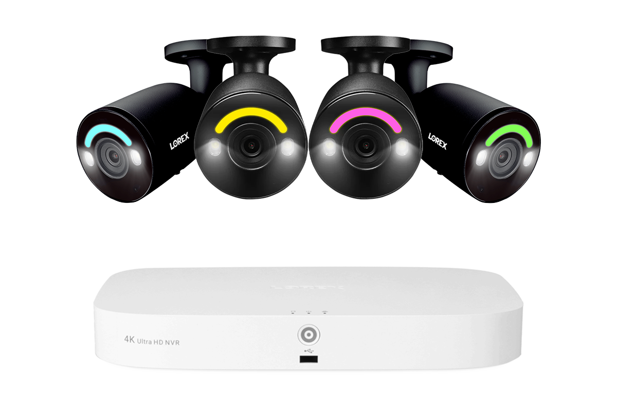 Lorex Fusion 4K 16 Camera Capable (8 Wired and 8 Wi-Fi) 2TB Wired NVR System with Bullet AI PoE Cameras Featuring Smart Security Lighting - 4 