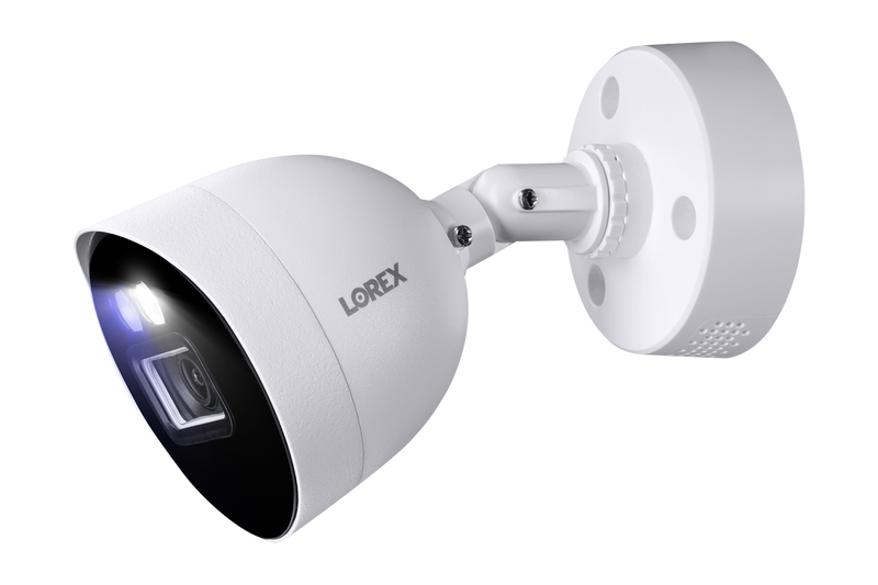 Lorex 4K 12 Camera Capable (8 Wired and 4 Fusion Wi-Fi) 2TB Wired DVR System with 8 Smart Deterrence Cameras