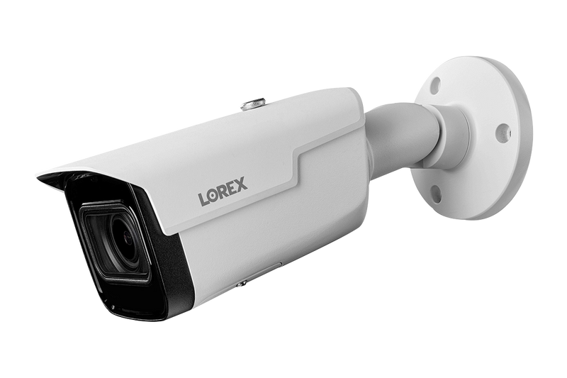 Lorex 4K (16 Camera Capable) 4TB Wired NVR System with Nocturnal 3 Smart IP Bullet Cameras with Motorized Varifocal Lens