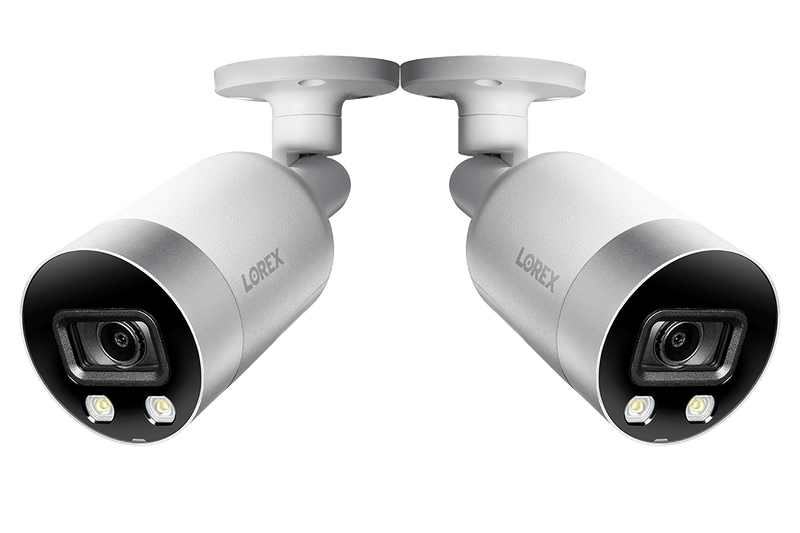 4K Ultra HD Smart Deterrence IP Camera with Color Night Vision (2-pack)