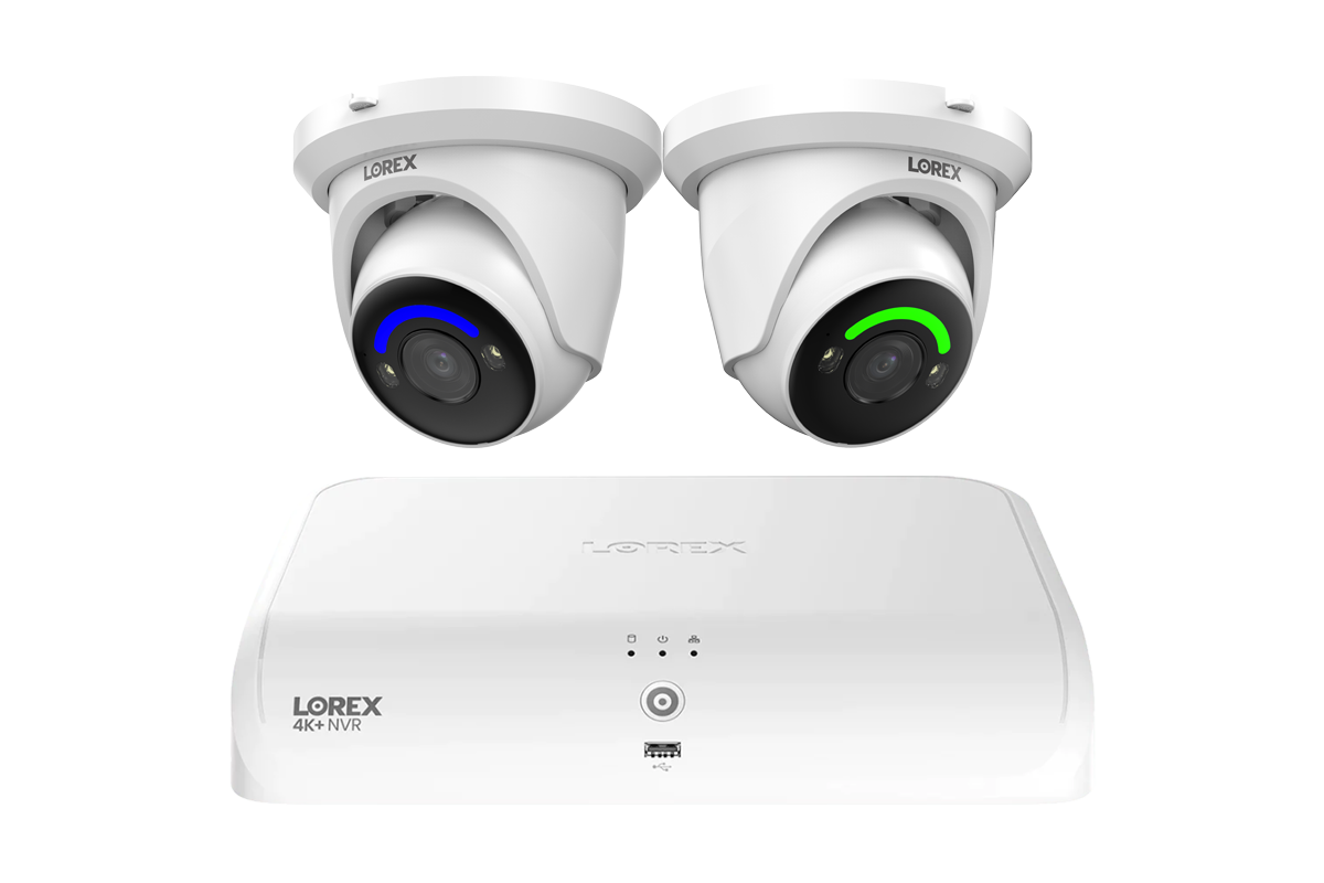 Lorex Fusion Series 4K+ 16 Channel (8 Wired + 8 Fusion Wi-Fi) 2TB Wired System with H12 Wired 4K IP Bullet Cameras