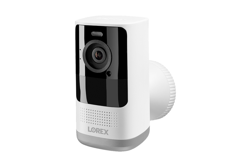 Lorex Smart Home Security Center with 2K Battery Operated Cameras and Range Extender