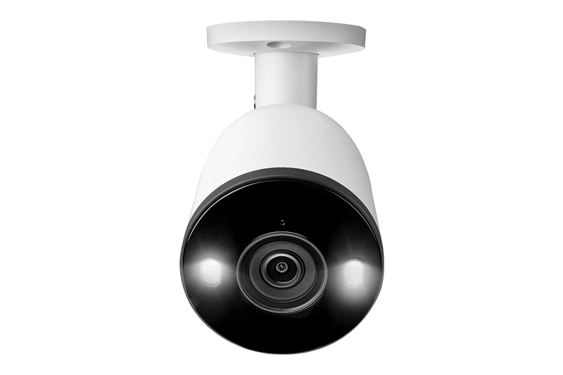 Lorex 4K IP Wired Bullet Security Camera with Smart Deterrence and Smart Motion Detection - Open Box