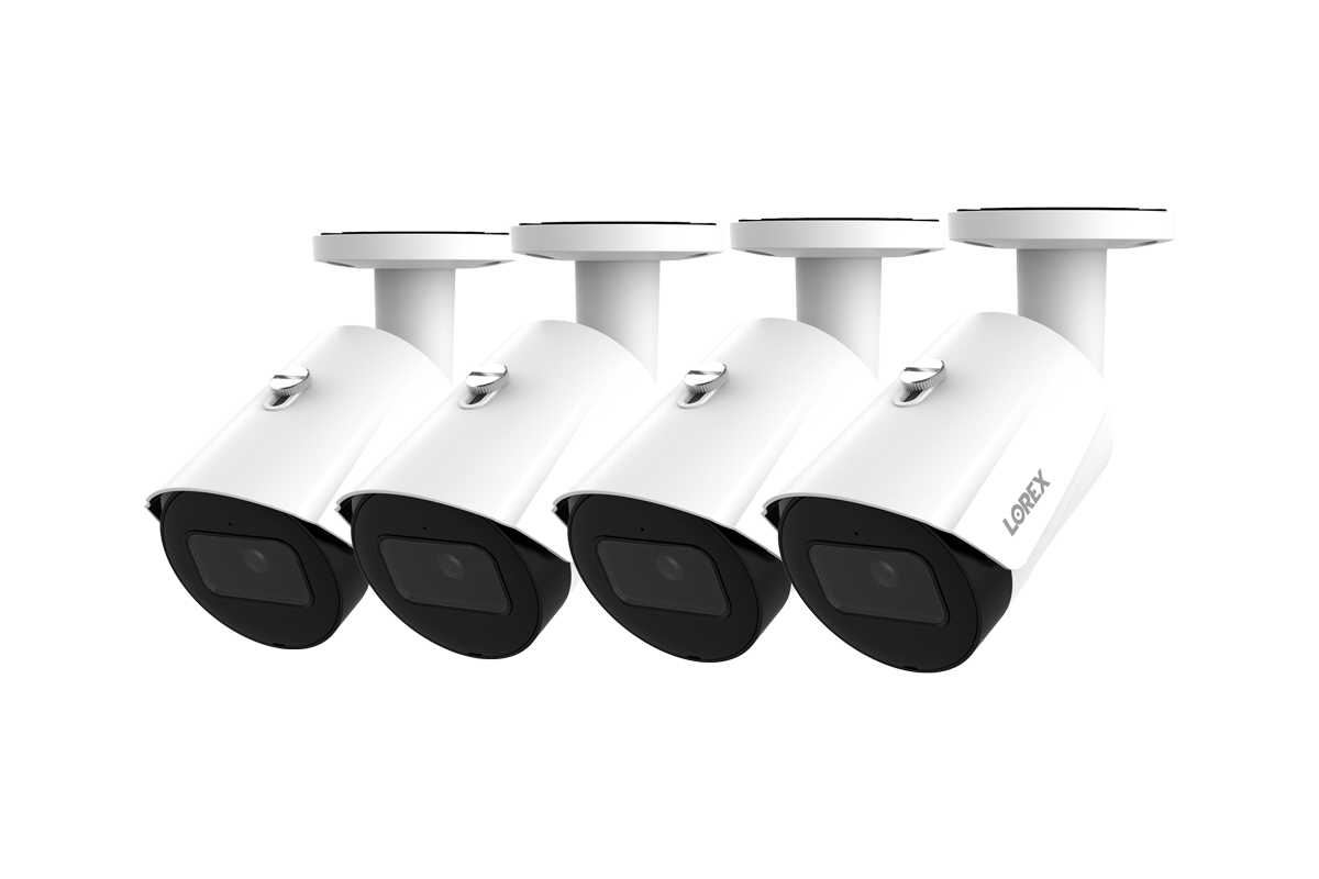 Aurora Series A20 4K IP Wired Bullet Security Camera with Listen-In Audio and Smart Motion Detection