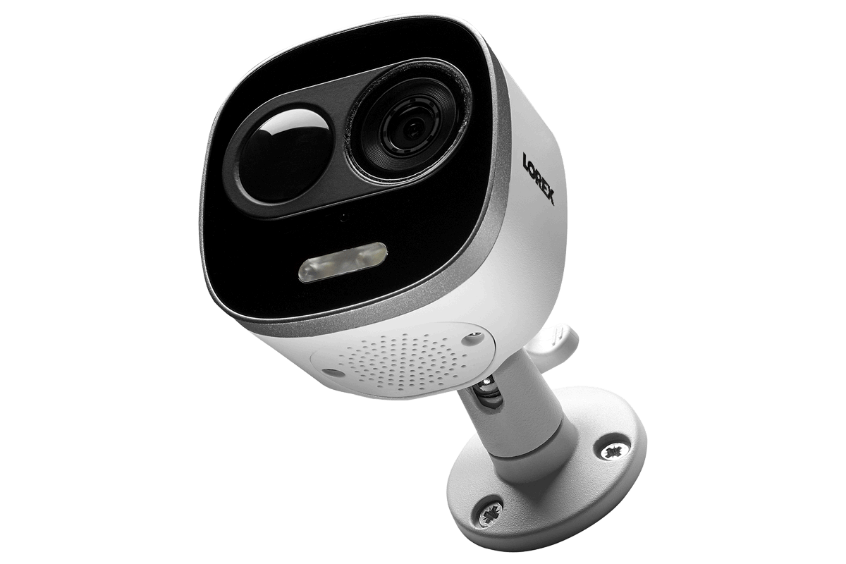4K Ultra HD IP Camera System with 4 Active Deterrence Security Cameras, 130ft Night Vision