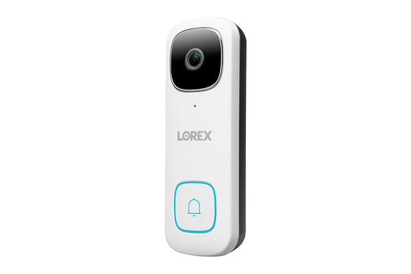 Lorex 2K Wi-Fi Video Doorbell with Person Detection (Wired), Single - Open Box