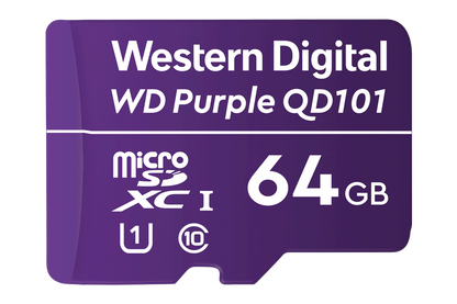 64GB Surveillance-grade microSD card