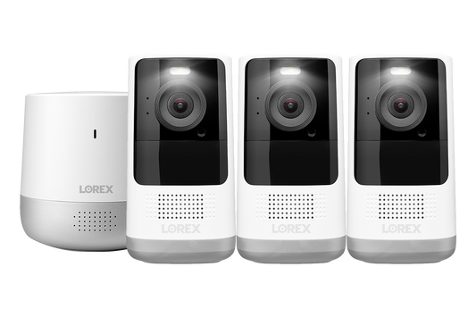 2K QHD Wire-Free Security System (3-Cameras)