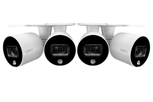 DEAL OF THE DAY! Smart Outdoor WiFi Security Camera With Advanced Active Deterrence (4-pack)